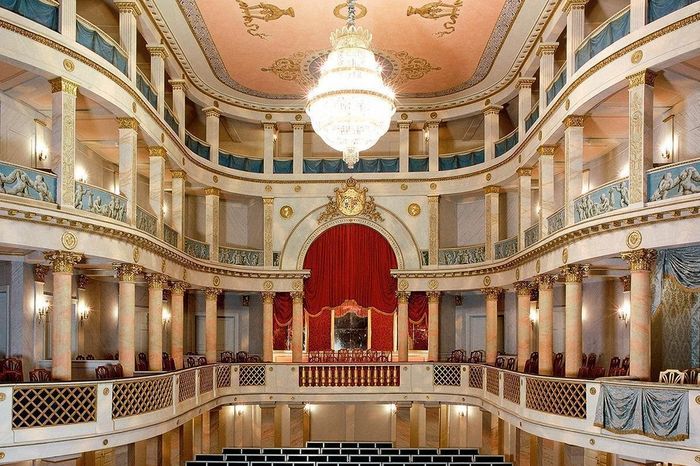 Blick in das Innere des Schlosstheaters des Residenzschlosses Ludwigsburg